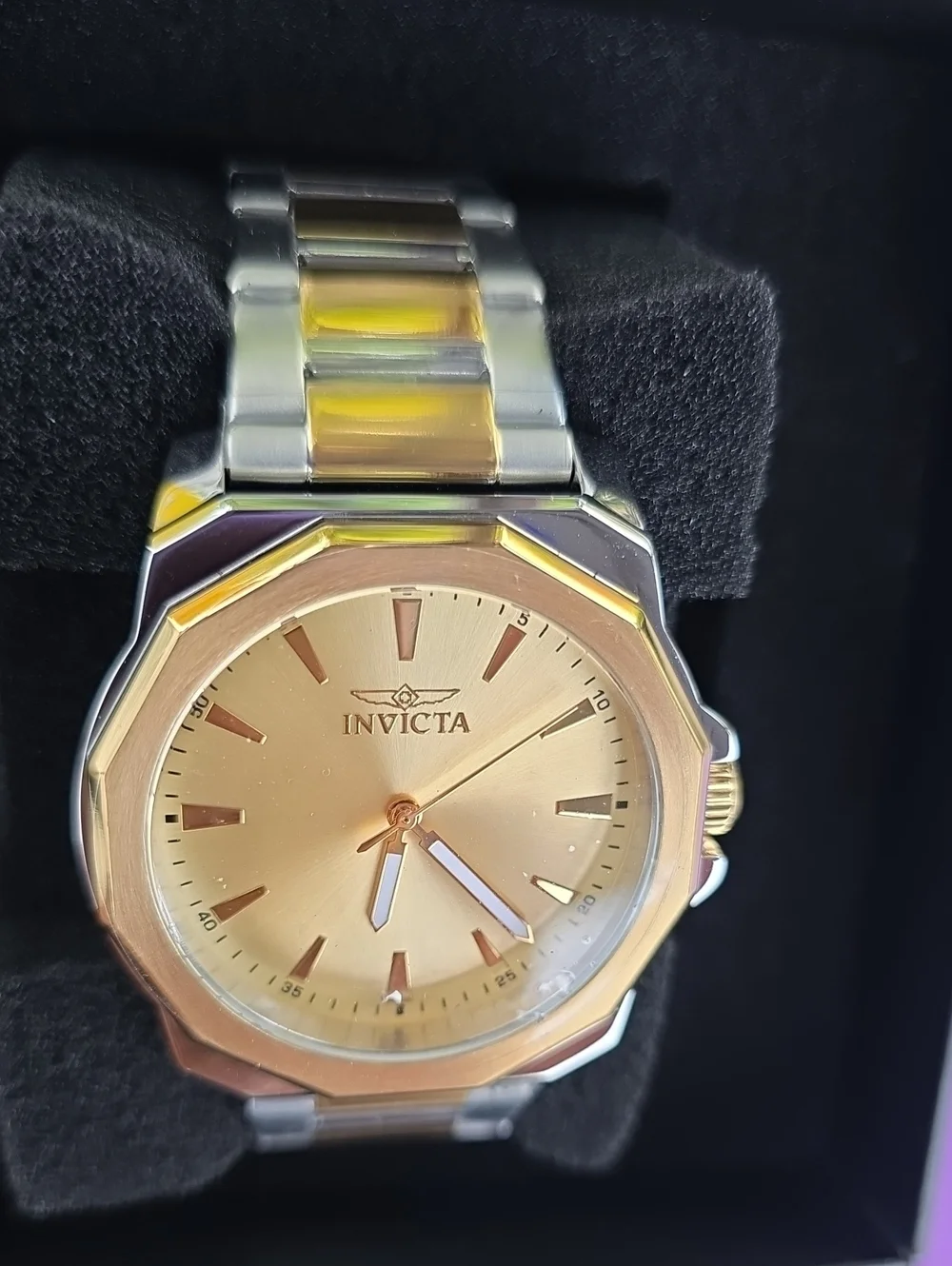 369.  Invicta Speedway Dominus Men's Watch - 42mm. Gold, Steel (46835)